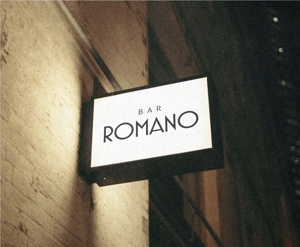 Ghost Design (ghost-design)さんの麻布十番のイタリアンバル「BAR ROMANO」のロゴ＆マークへの提案