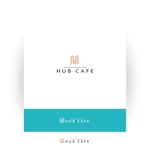 KOHana_DESIGN (diesel27)さんのブックカフェ『TRAVELBOOK　＆　COFFEE　　HUB　CAFE』のロゴへの提案