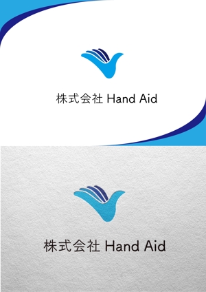 miki (misakixxx03)さんの株式会社Hand Aidの企業ロゴへの提案