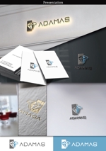 BKdesign (late_design)さんのsnsコンサル会社　株式会社ADAMASのロゴ製作への提案