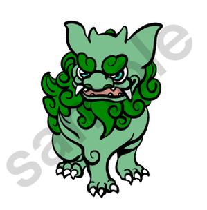 ぎんいろ (giniro)さんのサイト・看板に使う沖縄「シーサー」のキャラクターデザインへの提案