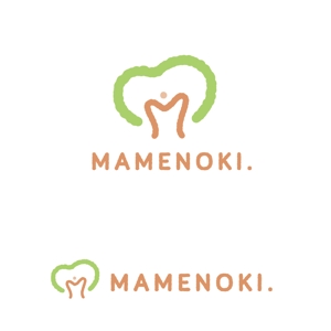 marutsuki (marutsuki)さんの児童発達支援・放課後等デイサービスまめのき  ｢MAMENOKI｣ の ロゴへの提案