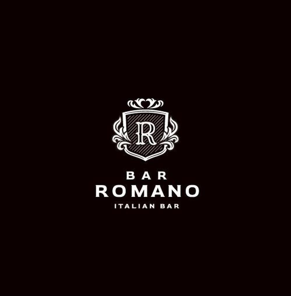 麻布十番のイタリアンバル「BAR ROMANO」のロゴ＆マーク