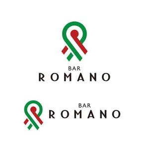 calimbo goto (calimbo)さんの麻布十番のイタリアンバル「BAR ROMANO」のロゴ＆マークへの提案