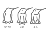 蓬翼　茶々ナ (horty_graphic)さんの既存のペンギンキャラクターのアングル変更への提案
