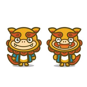 Jelly (Jelly)さんのサイト・看板に使う沖縄「シーサー」のキャラクターデザインへの提案