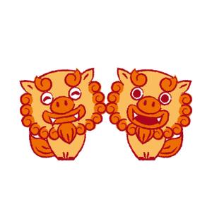 mu_cha (mu_cha)さんのサイト・看板に使う沖縄「シーサー」のキャラクターデザインへの提案