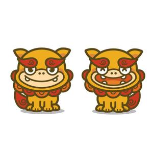 Jelly (Jelly)さんのサイト・看板に使う沖縄「シーサー」のキャラクターデザインへの提案