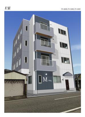 フェアリーテール (fairlytale)さんの4階建てマンション「Mビル」の外壁塗装デザインへの提案