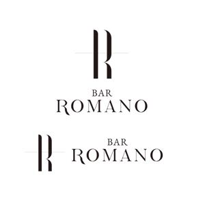 calimbo goto (calimbo)さんの麻布十番のイタリアンバル「BAR ROMANO」のロゴ＆マークへの提案