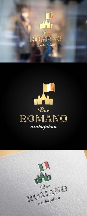 ST-Design (ST-Design)さんの麻布十番のイタリアンバル「BAR ROMANO」のロゴ＆マークへの提案