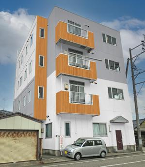 speedster (speedster)さんの4階建てマンション「Mビル」の外壁塗装デザインへの提案