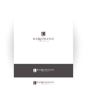 KOHana_DESIGN (diesel27)さんの麻布十番のイタリアンバル「BAR ROMANO」のロゴ＆マークへの提案