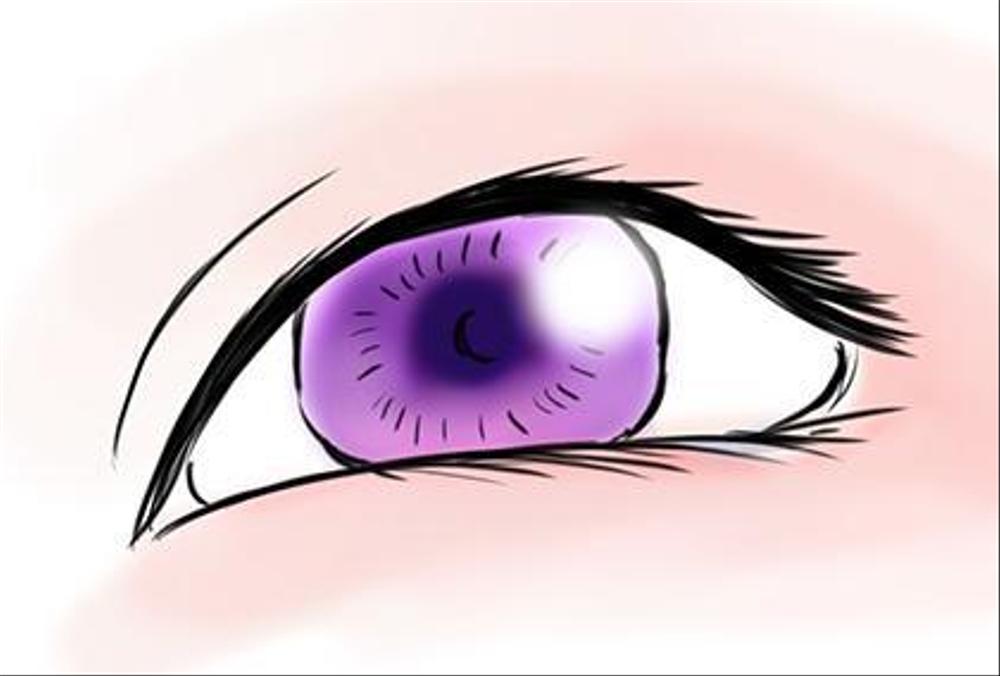 女性の瞳のイラスト
