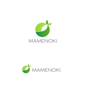 P Design (DesignStudio)さんの児童発達支援・放課後等デイサービスまめのき  ｢MAMENOKI｣ の ロゴへの提案