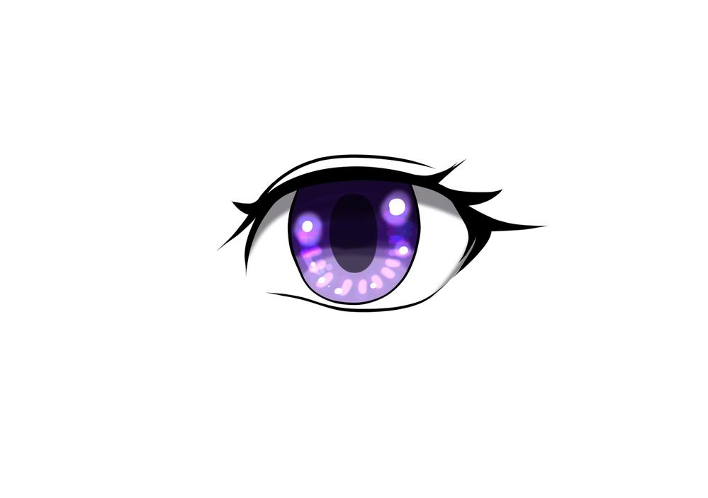 女性の瞳のイラスト