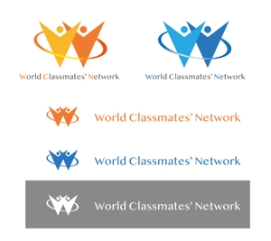 ambrose design (ehirose3110)さんの子供向け英語オンラインサービス提供「World Classmates’ Network」のロゴへの提案