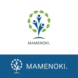 Rocca design (haruharuhare)さんの児童発達支援・放課後等デイサービスまめのき  ｢MAMENOKI｣ の ロゴへの提案