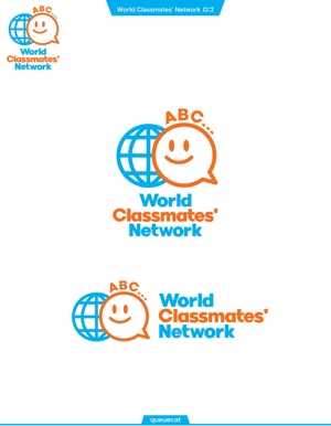 queuecat (queuecat)さんの子供向け英語オンラインサービス提供「World Classmates’ Network」のロゴへの提案