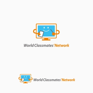 atomgra (atomgra)さんの子供向け英語オンラインサービス提供「World Classmates’ Network」のロゴへの提案