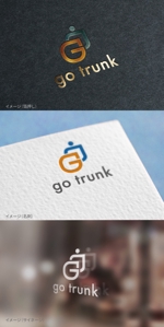 mogu ai (moguai)さんのECショップ「go trunk」のロゴマークへの提案