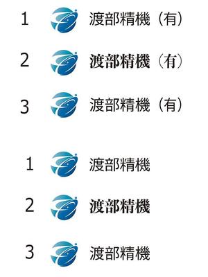 田中　威 (dd51)さんの鉄工所である渡部精機（有）のロゴへの提案