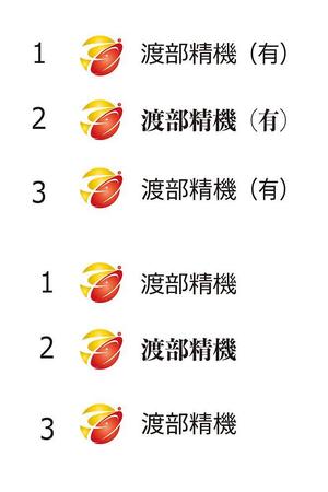 田中　威 (dd51)さんの鉄工所である渡部精機（有）のロゴへの提案
