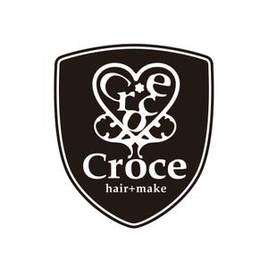 creyonさんの美容室「hair+make Croce」のロゴ作成への提案