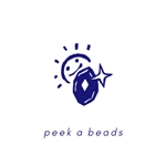 Ameshin (Ameshin)さんのビーズアクセサリー　Peek-a-beads ロゴへの提案