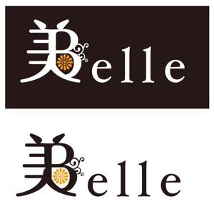 h_dyon (yu_pink08)さんのカラーコンタクト「Belle」のロゴ作成への提案