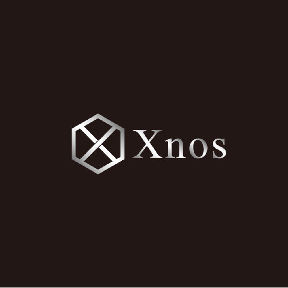 「Xnos (クロノス)」のロゴ作成（商標登録なし）