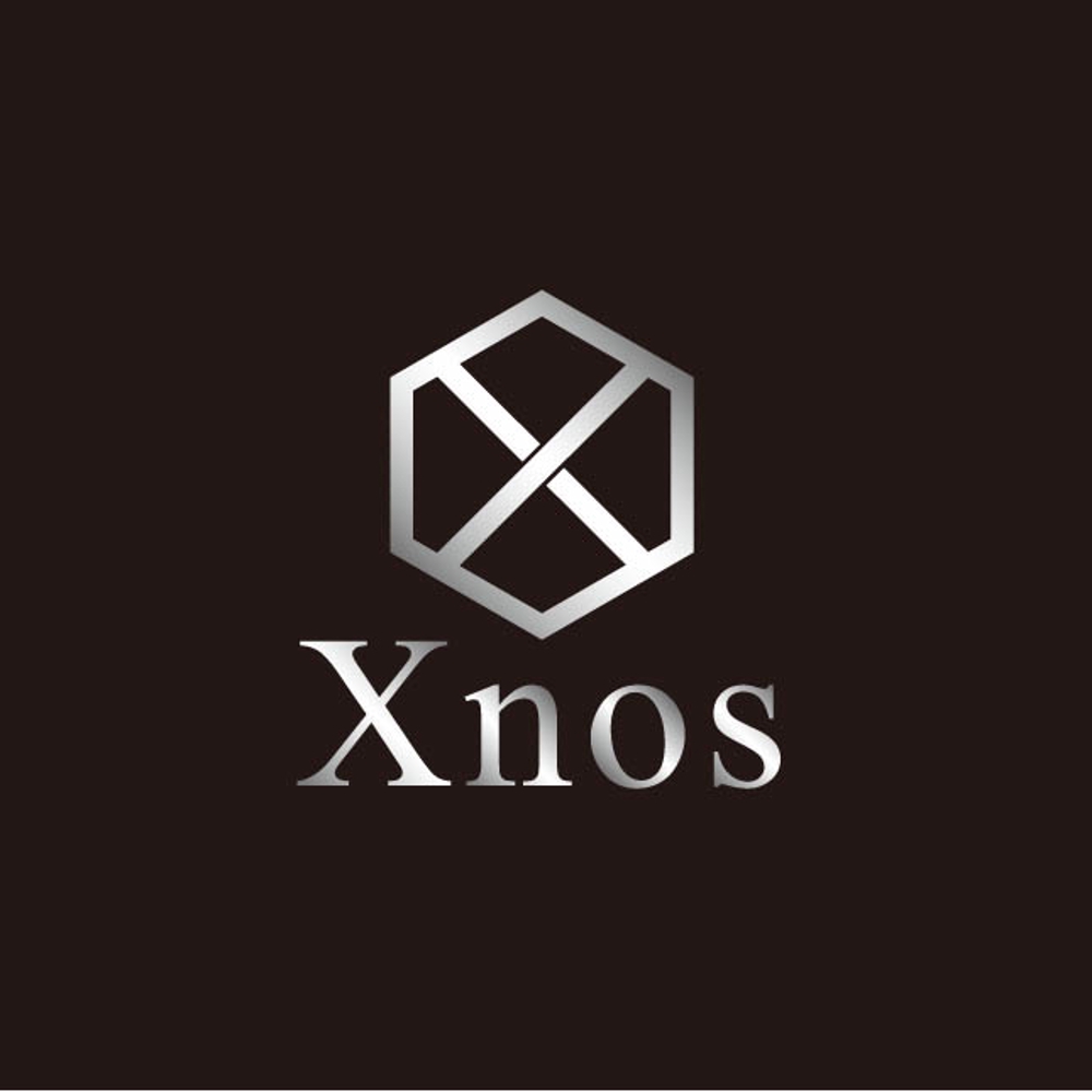 「Xnos (クロノス)」のロゴ作成（商標登録なし）