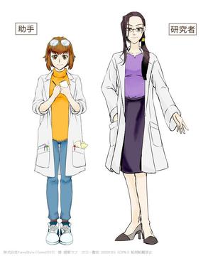 ガロ (sirokuroga)さんの情報メディアサイトの「博士風」キャラクターデザインへの提案