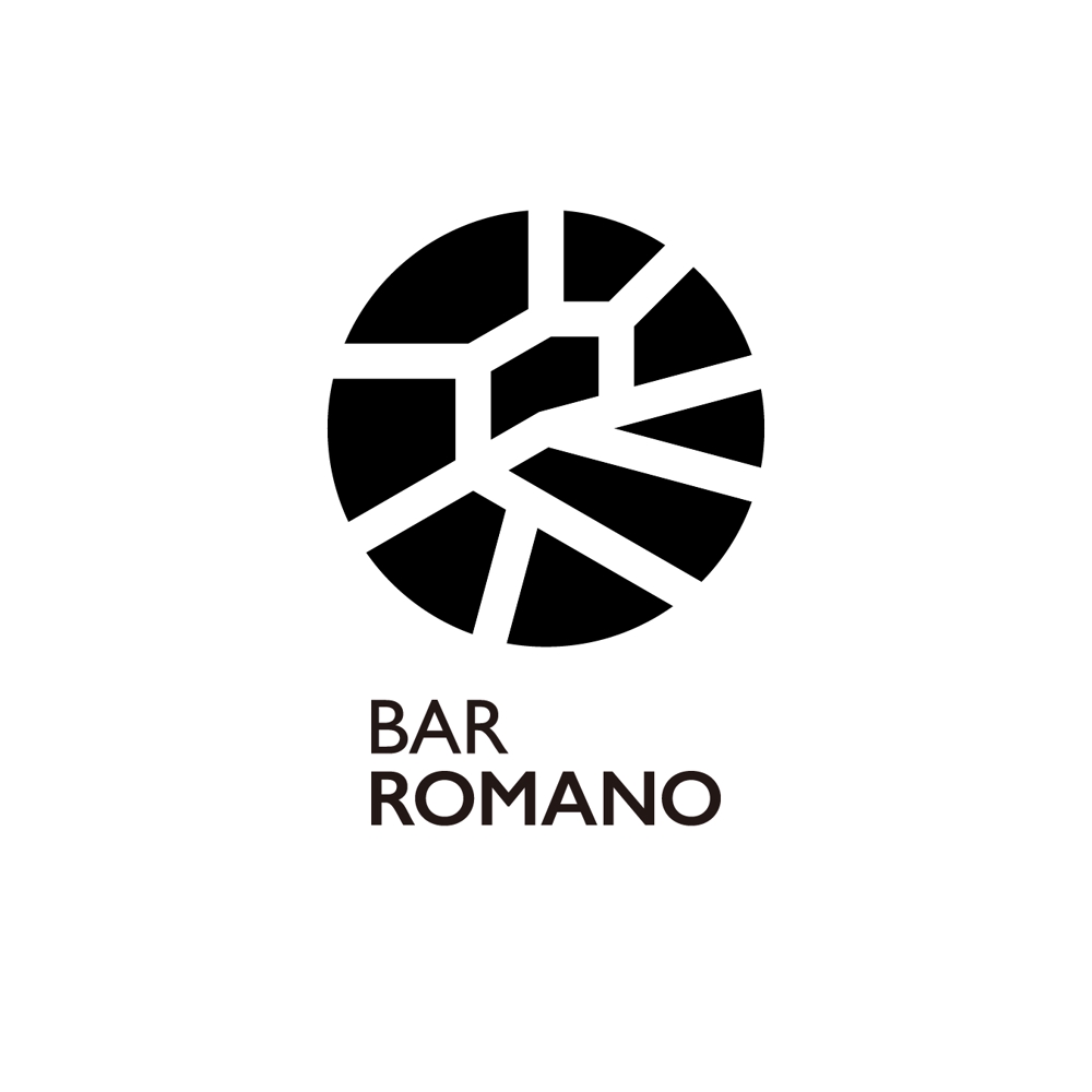 麻布十番のイタリアンバル「BAR ROMANO」のロゴ＆マーク