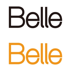 tsujimo (tsujimo)さんのカラーコンタクト「Belle」のロゴ作成への提案