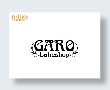 IandO (zen634)さんのカフェ＆焼き菓子のお店「GARO bakeshop」のロゴへの提案