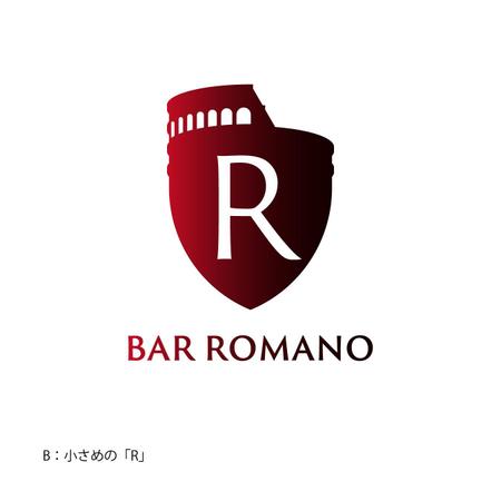 思案グラフィクス (ShianGraphics)さんの麻布十番のイタリアンバル「BAR ROMANO」のロゴ＆マークへの提案