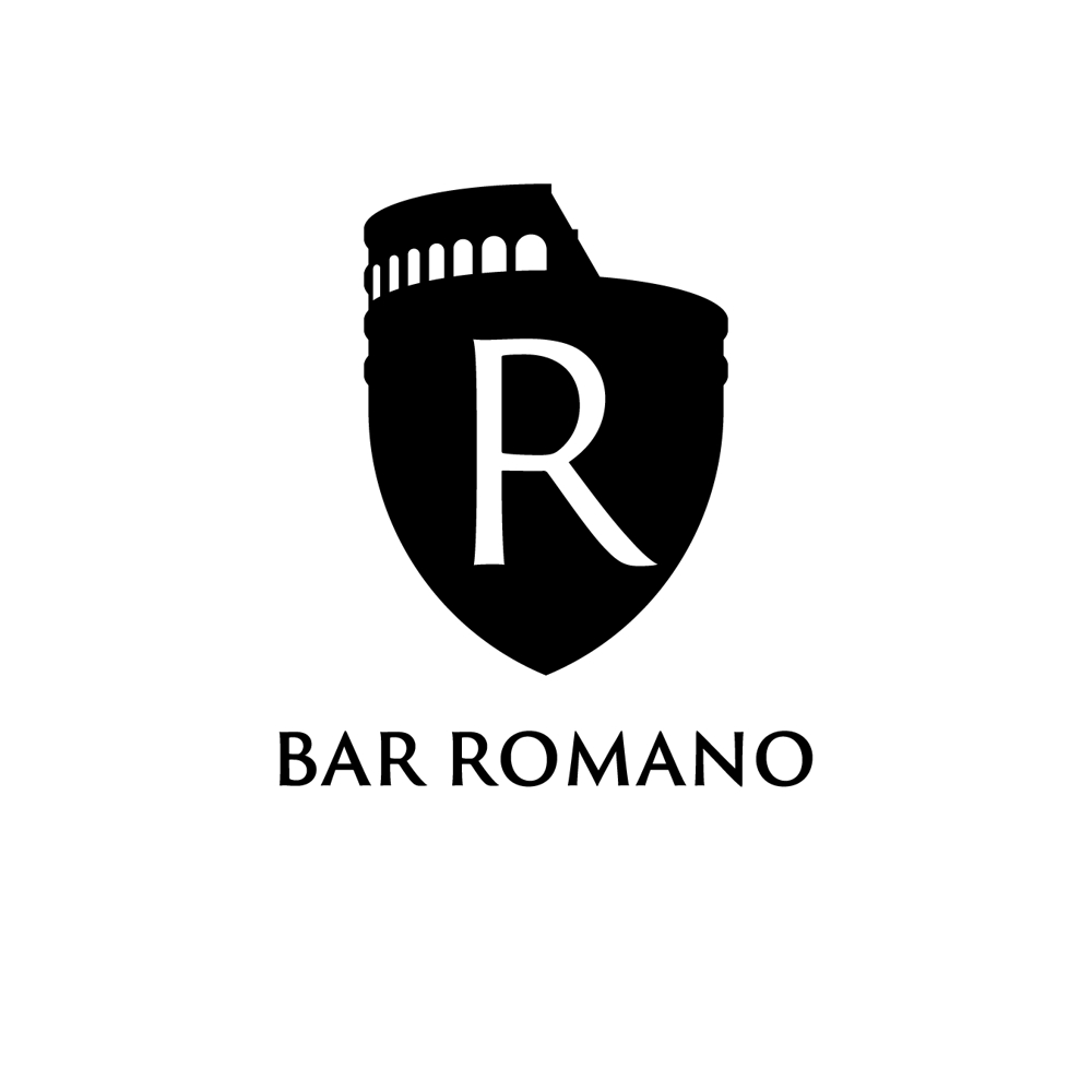 麻布十番のイタリアンバル「BAR ROMANO」のロゴ＆マーク