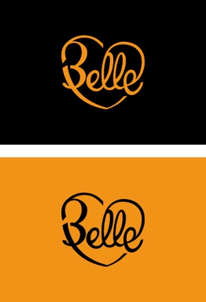 uhagiさんのカラーコンタクト「Belle」のロゴ作成への提案