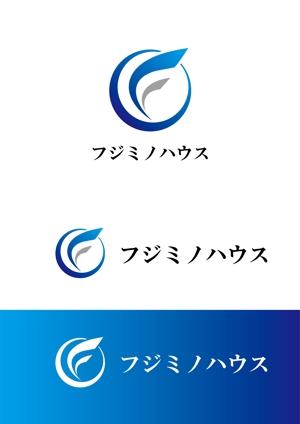 miki (misakixxx03)さんのリフォーム事業のコーポレートサイト「株式会社フジミノハウス」のロゴへの提案