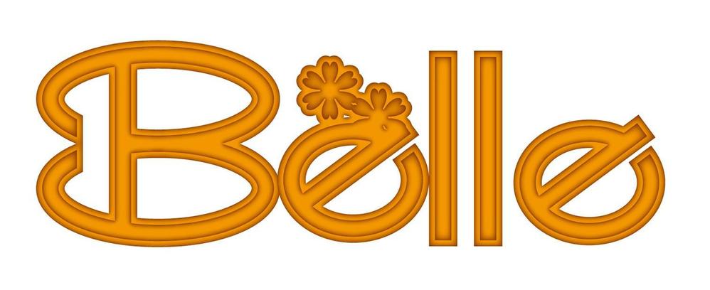 カラーコンタクト「Belle」のロゴ作成