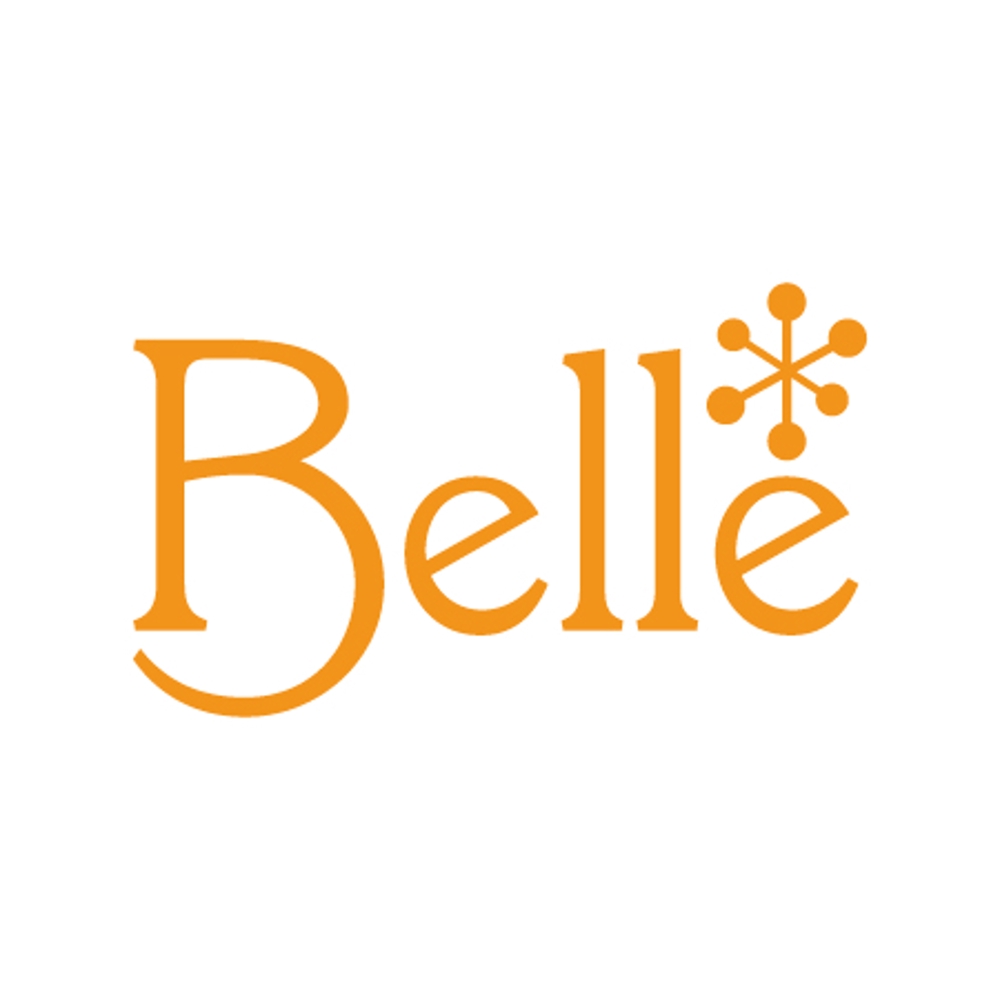 カラーコンタクト「Belle」のロゴ作成