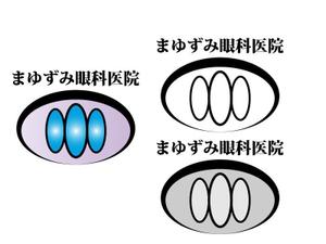 THREEWHEELS (threewheels)さんの「まゆずみ眼科医院」のロゴ作成への提案