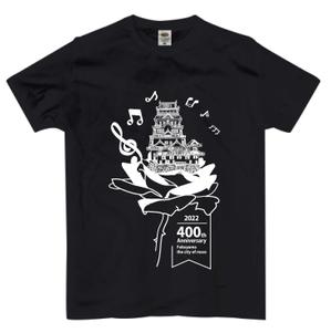 HS design (frogman3139)さんのばらのまち福山国際音楽祭2022のボランティア用Tシャツデザインへの提案
