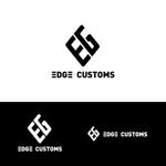 creative house GRAM (creative_house_GRAM)さんのカーカスタムパーツブランド「EDGE CUSTOMS」のロゴへの提案