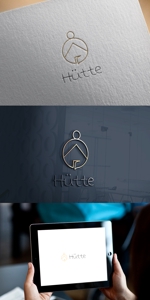カワシーデザイン (cc110)さんのカウンセリングオフィスHütteの法人ロゴ作成への提案