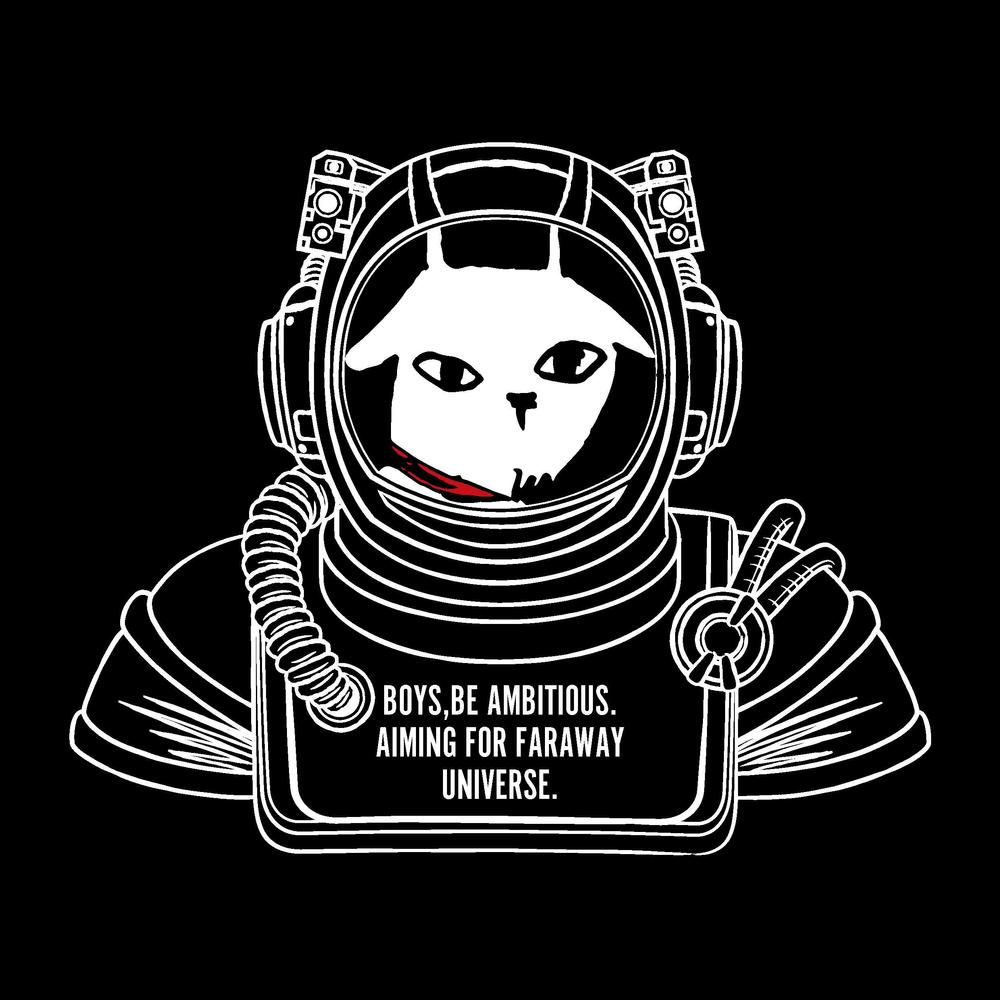 パティスリーレドシェーブルのキャラクター、ヤギイボンヌのTシャツデザイン