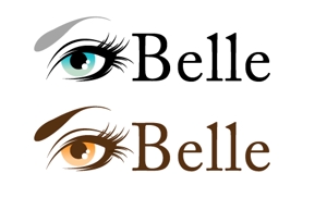 ICHIRAKU DISIGN ()さんのカラーコンタクト「Belle」のロゴ作成への提案