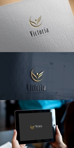 カワシーデザイン (cc110)さんのトレーニングジム「Victoria （ヴィクトリア）」のロゴへの提案