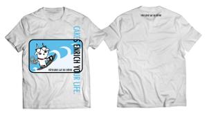 C DESIGN (conifer)さんのパティスリーレドシェーブルのキャラクター、ヤギイボンヌのTシャツデザインへの提案